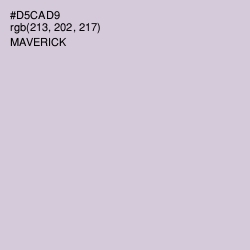 #D5CAD9 - Maverick Color Image