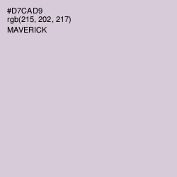 #D7CAD9 - Maverick Color Image