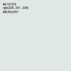 #E1E7E5 - Mercury Color Image