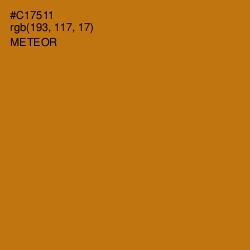 #C17511 - Meteor Color Image