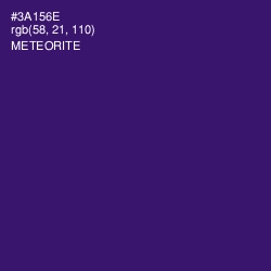 #3A156E - Meteorite Color Image