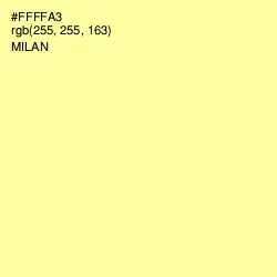 #FFFFA3 - Milan Color Image