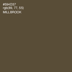 #594D37 - Millbrook Color Image