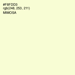 #F8FDD3 - Mimosa Color Image