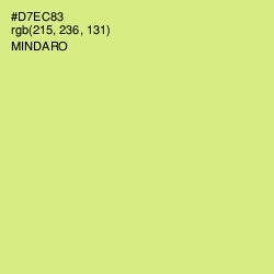 #D7EC83 - Mindaro Color Image