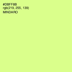 #DBFF8B - Mindaro Color Image