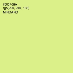 #DCF08A - Mindaro Color Image