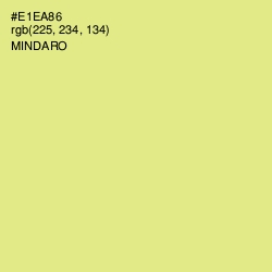 #E1EA86 - Mindaro Color Image