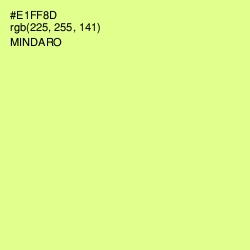 #E1FF8D - Mindaro Color Image