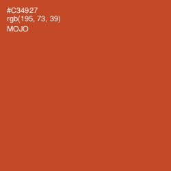 #C34927 - Mojo Color Image