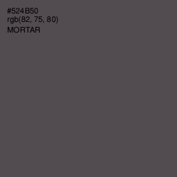 #524B50 - Mortar Color Image