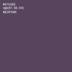 #57455E - Mortar Color Image