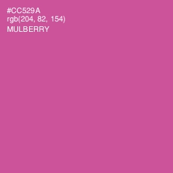 #CC529A - Mulberry Color Image