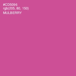 #CD5096 - Mulberry Color Image