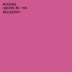 #CE5990 - Mulberry Color Image