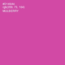 #D149A4 - Mulberry Color Image