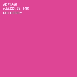 #DF4595 - Mulberry Color Image