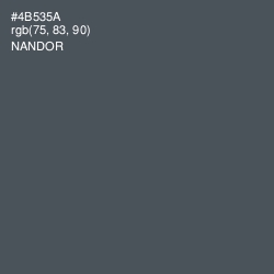 #4B535A - Nandor Color Image