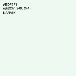 #EDF9F1 - Narvik Color Image