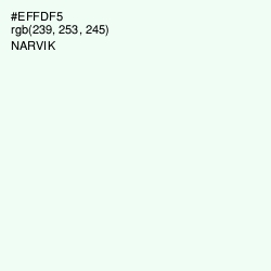 #EFFDF5 - Narvik Color Image