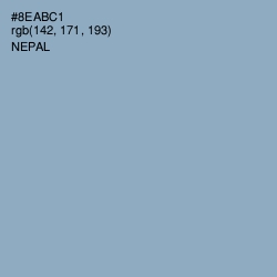 #8EABC1 - Nepal Color Image