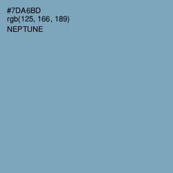 #7DA6BD - Neptune Color Image