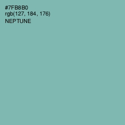 #7FB8B0 - Neptune Color Image