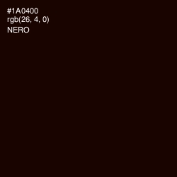 #1A0400 - Nero Color Image