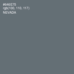 #646E75 - Nevada Color Image