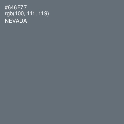 #646F77 - Nevada Color Image