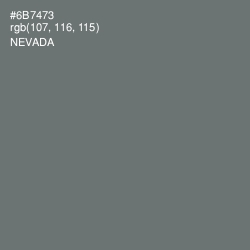#6B7473 - Nevada Color Image