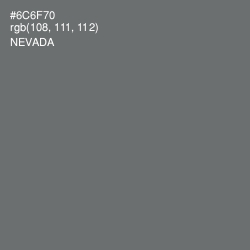 #6C6F70 - Nevada Color Image