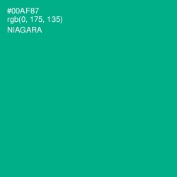#00AF87 - Niagara Color Image