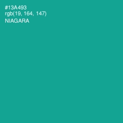 #13A493 - Niagara Color Image
