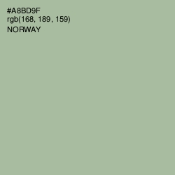 #A8BD9F - Norway Color Image