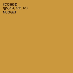 #CC983D - Nugget Color Image