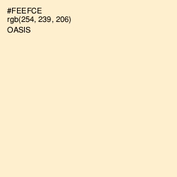 #FEEFCE - Oasis Color Image