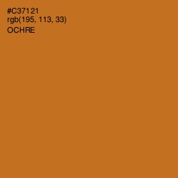 #C37121 - Ochre Color Image