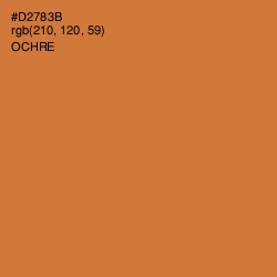 #D2783B - Ochre Color Image