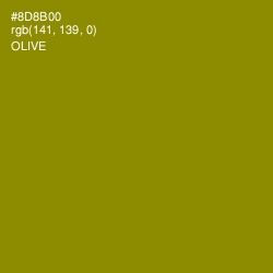#8D8B00 - Olive Color Image