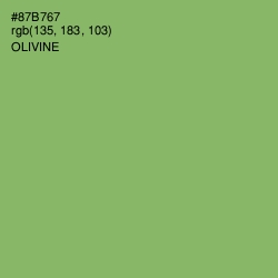#87B767 - Olivine Color Image
