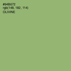 #94B672 - Olivine Color Image