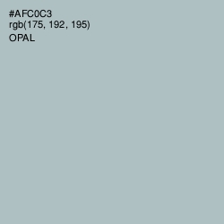 #AFC0C3 - Opal Color Image