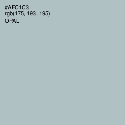 #AFC1C3 - Opal Color Image