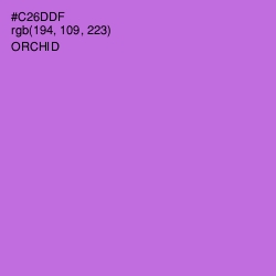 #C26DDF - Orchid Color Image