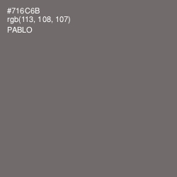 #716C6B - Pablo Color Image