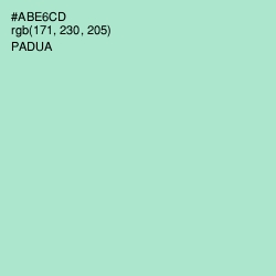 #ABE6CD - Padua Color Image