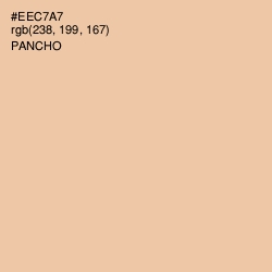 #EEC7A7 - Pancho Color Image