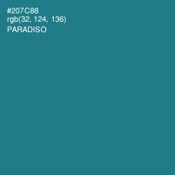 #207C88 - Paradiso Color Image