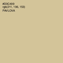 #D3C499 - Pavlova Color Image
